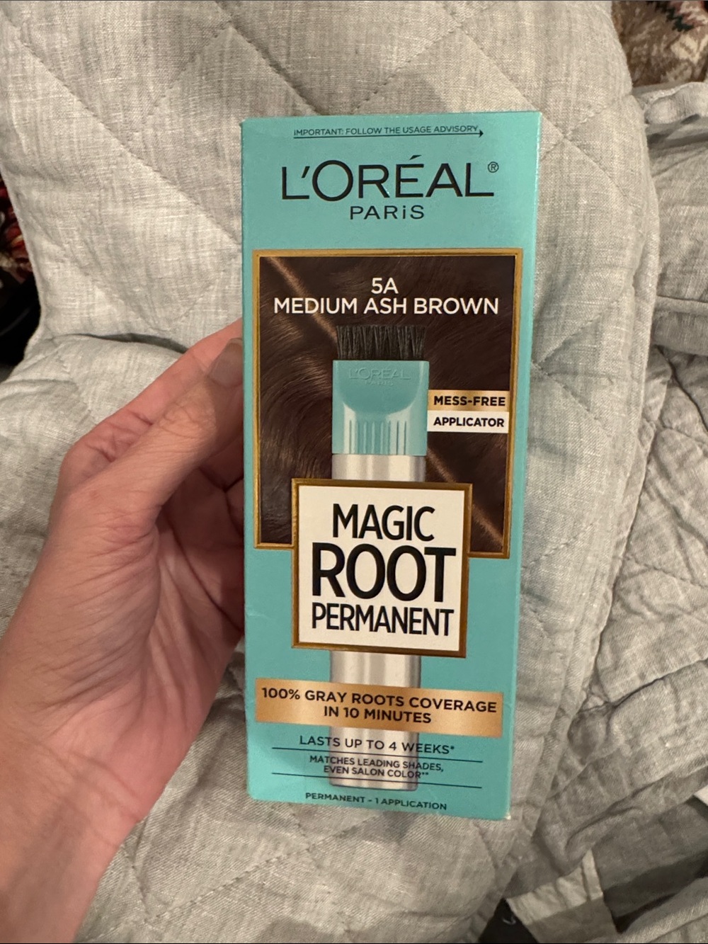 L'Oreal Magic Root Permanent Hair Color - Teal and Brown Packaging